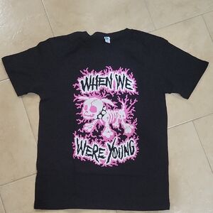 When We Were Young 2025 Pink And Black Shirt Size M